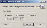 WiSi - Window Sizer screenshot